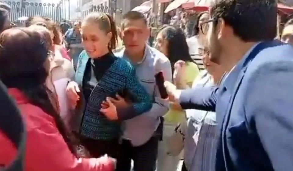 acoso-presidenta Claudia Sheinbaum, víctima de acoso durante recorrido en calles de la Ciudad de México