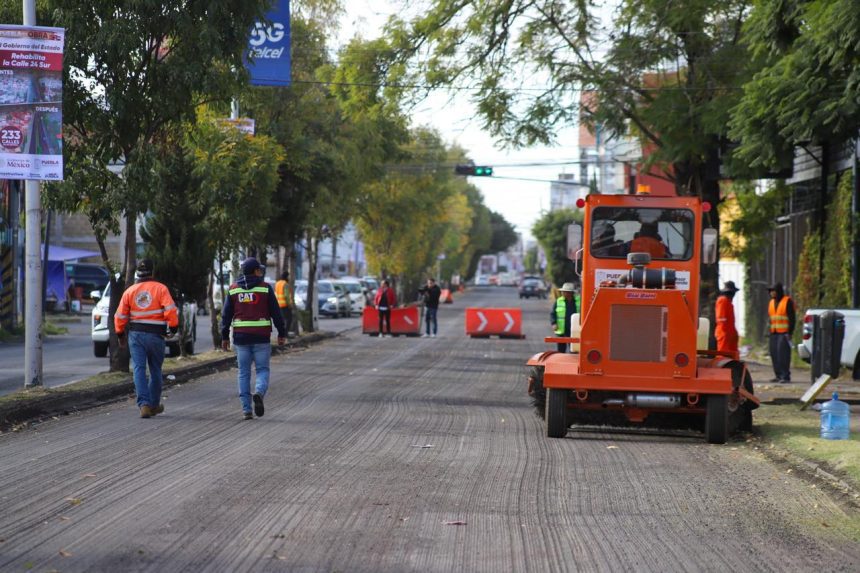 Puebla alista rehabilitación de calles con apoyo de Pemex por 8 mdp