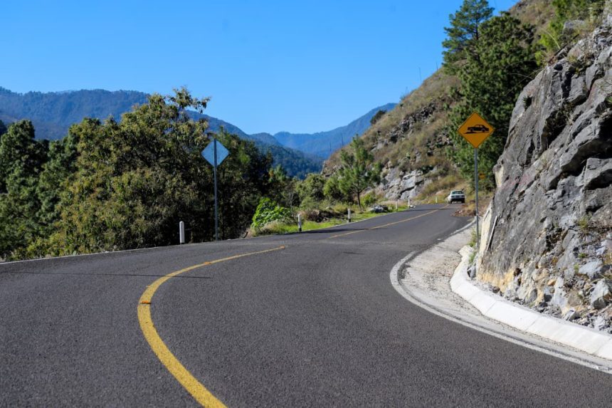 carretara Avanza Carretera Interserrana, obra estratégica que conectará la Sierra Norte