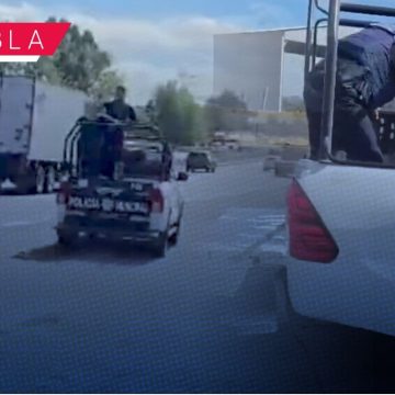 coronango-detención Detienen a pareja en Coronango tras persecución en vehículo robado sobre la autopista México–Puebla