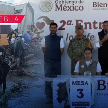 entrega de apoyos damnificados lluvias Puebla Inicia segunda entrega de apoyos a damnificados en Puebla