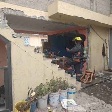 explosión Explosión de gas LP en vivienda de La Resurrección deja dos personas heridas