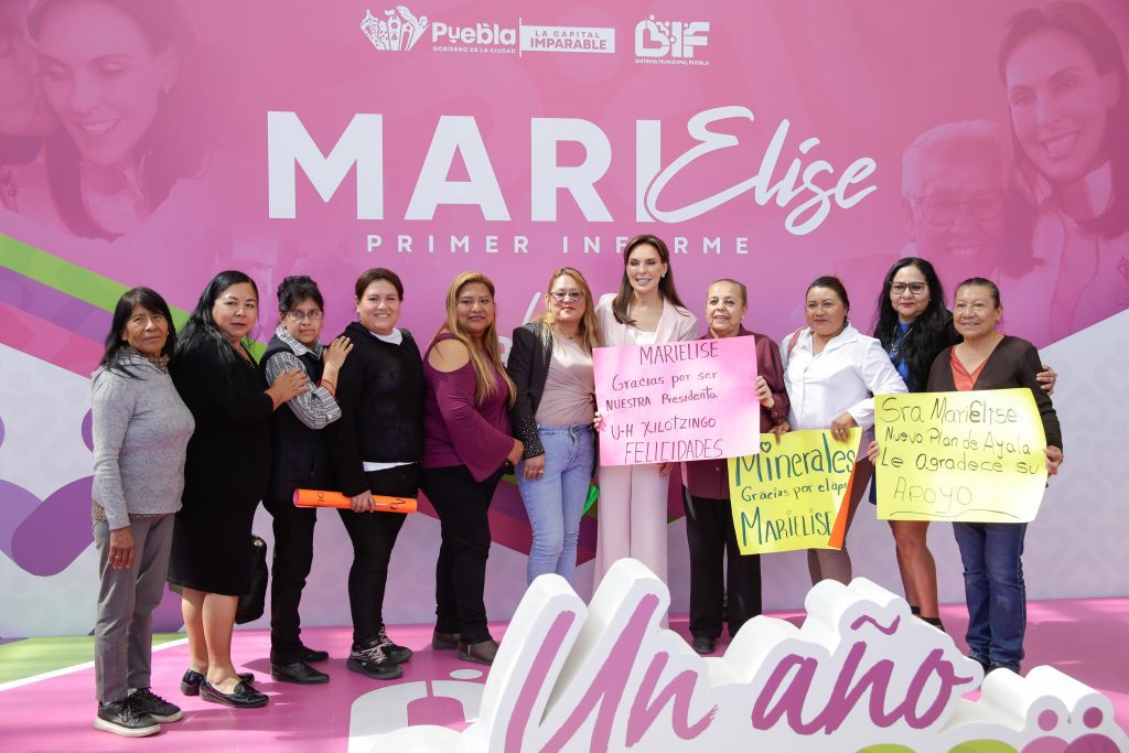 "Un año a tu lado" con acciones por las familias poblanas: MariElise Budib presentó su primer informe 2 smdif informe 690173