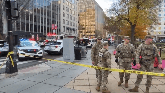 Tiroteo en Washington: Dos miembros de la Guardia Nacional heridos y un sospechoso detenido