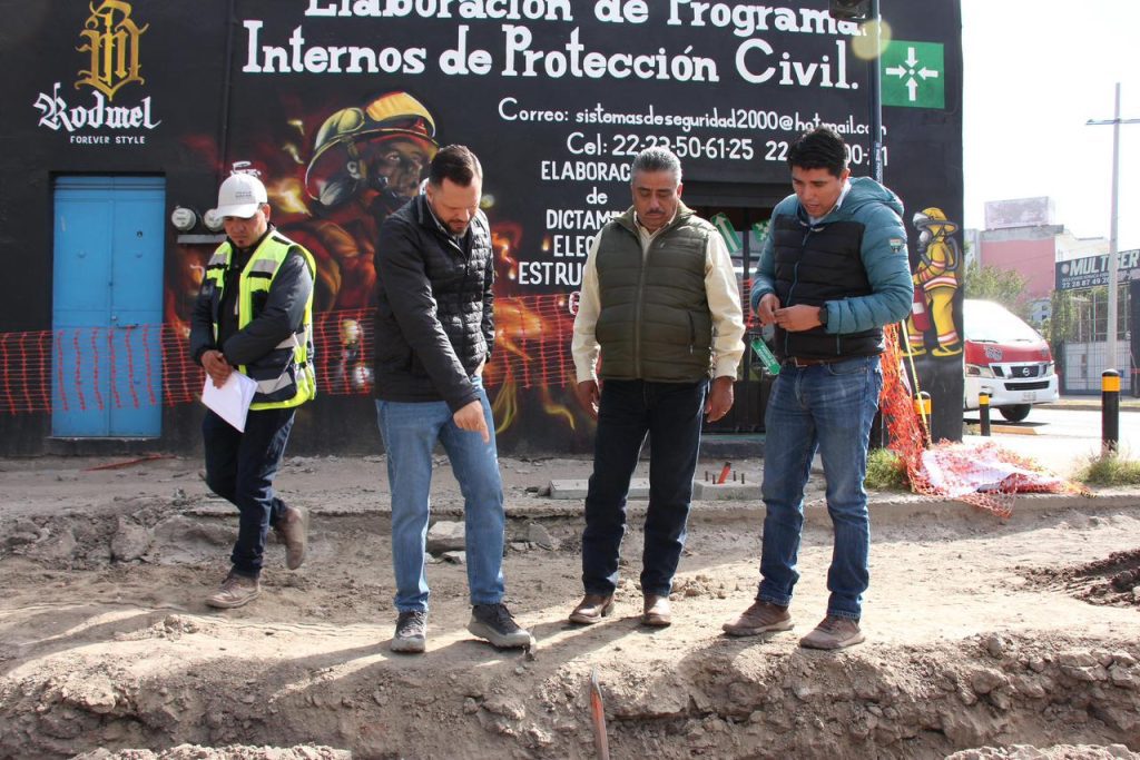 Avanza Gobierno de la Ciudad con trabajos de rehabilitación vial en Xonaca 1 vialidad 2