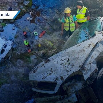 Accidente barranco Huauchinango Muere conductora al caer a un barranco en el puente de Totolapa, Huauchinango