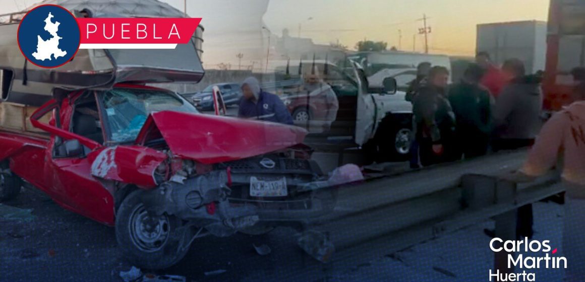 Portada Accidente en la autopista México-Puebla deja 5 heridos e intenso tráfico CMH Accidente en la autopista México-Puebla deja 5 heridos e intenso tráfico