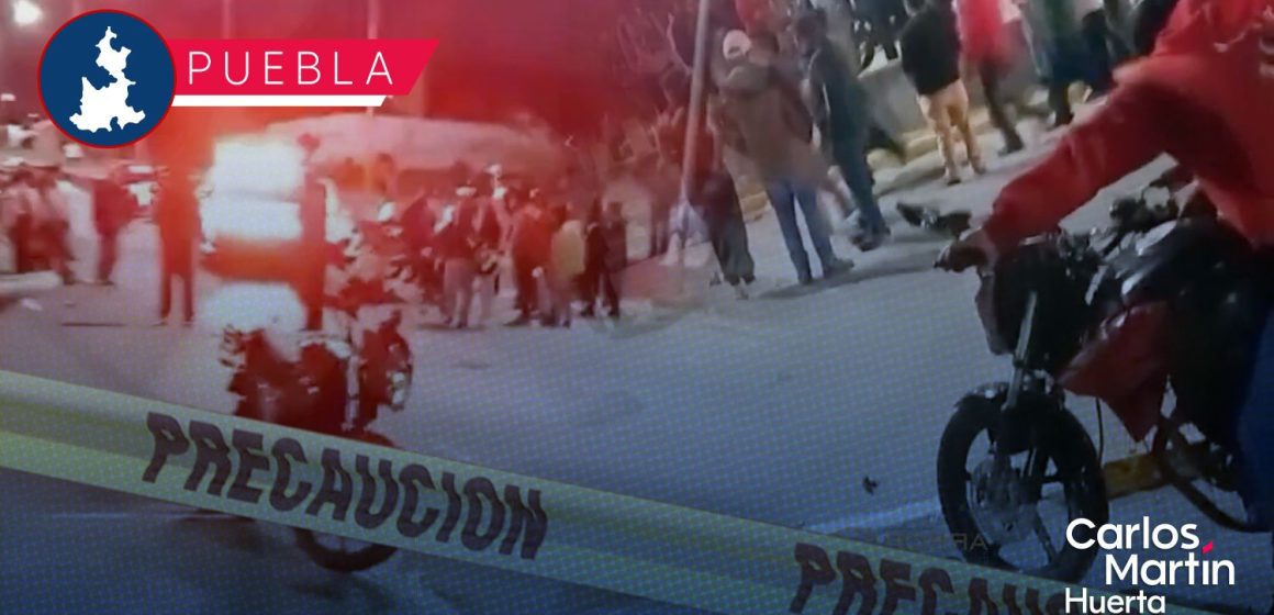 Mueren motociclista y ciclista tras choque en Castillotla