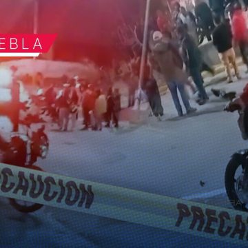 Accidente motociclista y ciclista Castillotla Mueren motociclista y ciclista tras choque en Castillotla