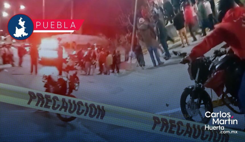 Mueren motociclista y ciclista tras choque en Castillotla