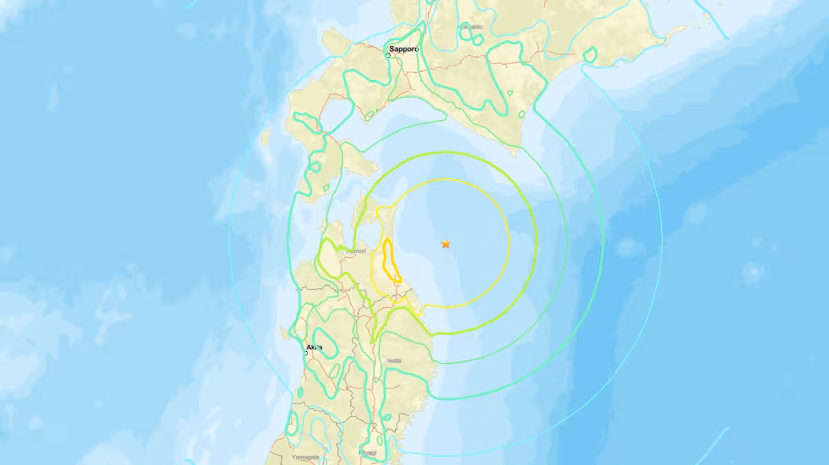Activan alerta de tsunami en Japón tras terremoto de 7.6