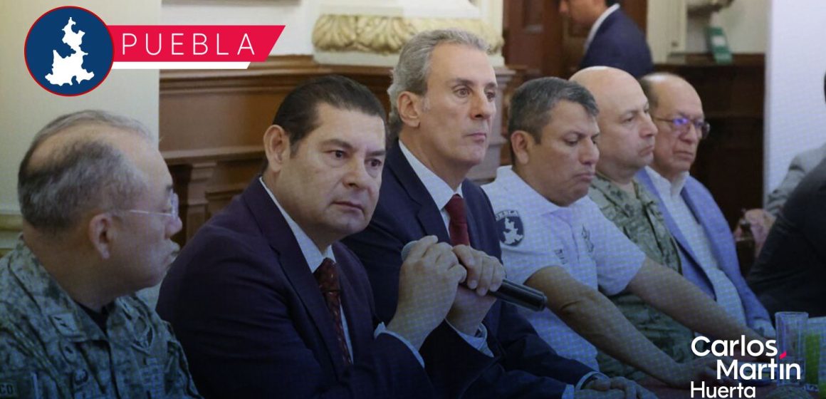 Refuerzan seguridad en Puebla con coordinación de los tres órdenes de gobierno