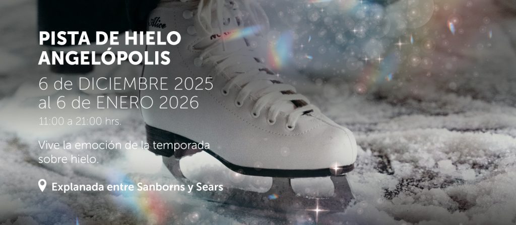 Angelópolis anuncia el regreso de su pista de hielo gratis 1 Angelópolis anuncia el regreso de su pista de hielo gratis