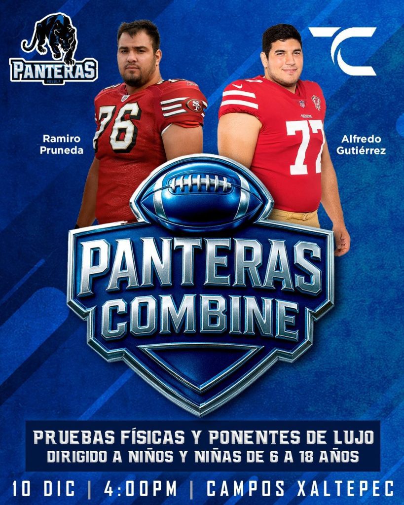 Anuncian el Panteras Combine 2025 con jugadores de la NFL