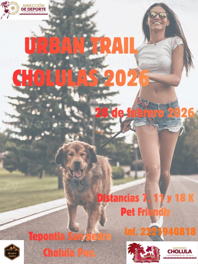 Anuncian el Urban Trail Cholulas 2026 1 Anuncian el Urban Trail Cholulas 2026