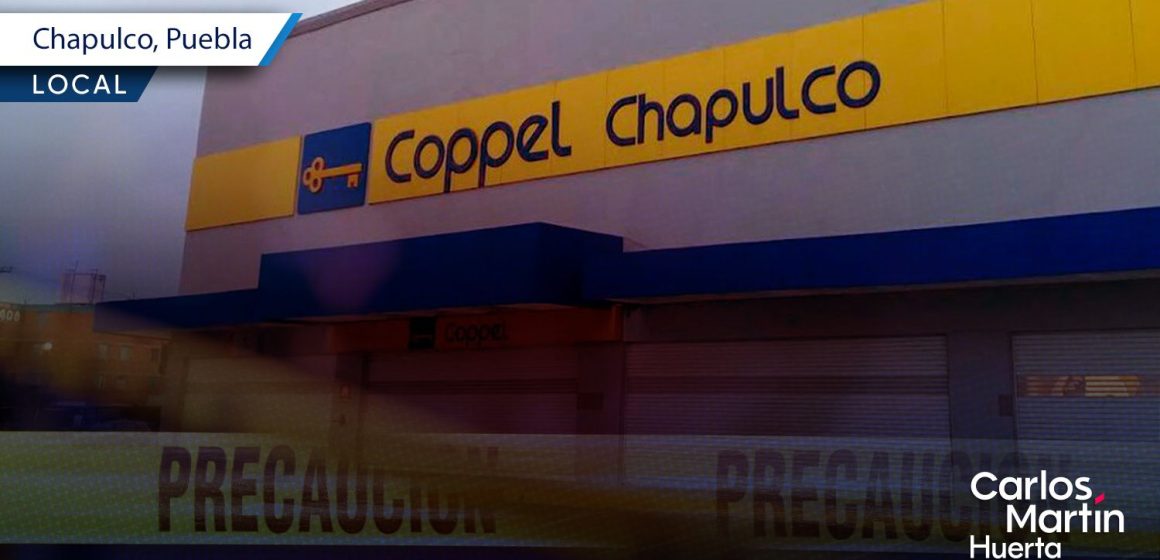 Portada Asaltan Coppel de Chapulco; se llevan 50 mil pesos en efectivo CMH Asaltan Coppel de Chapulco; se llevan 50 mil pesos en efectivo