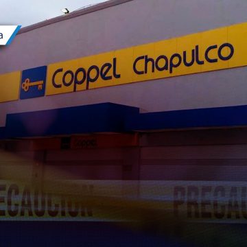 Asaltan Coppel de Chapulco; se llevan 50 mil pesos en efectivo