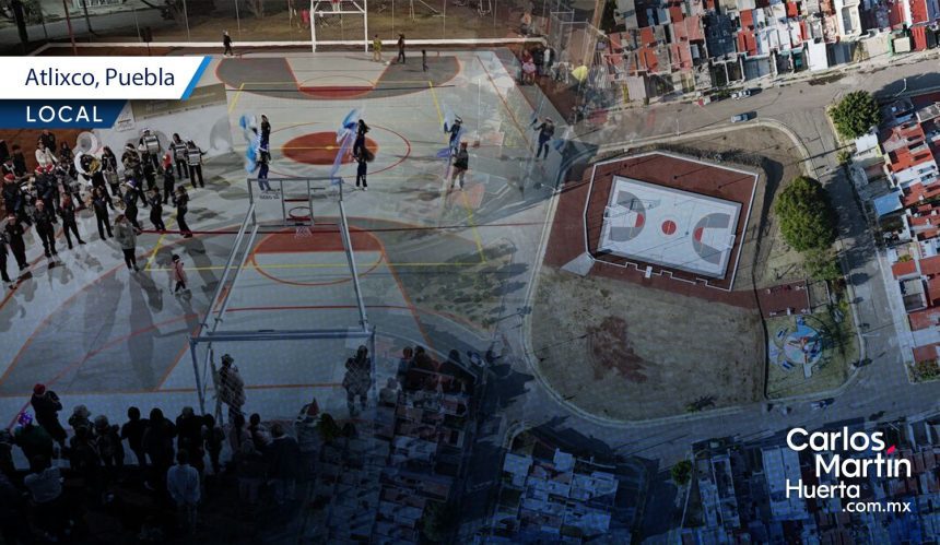 Atlixco inaugura nueva cancha pública en Santa Cruz Tehuixpango Atlixco inaugura nueva cancha pública en Santa Cruz Tehuixpango
