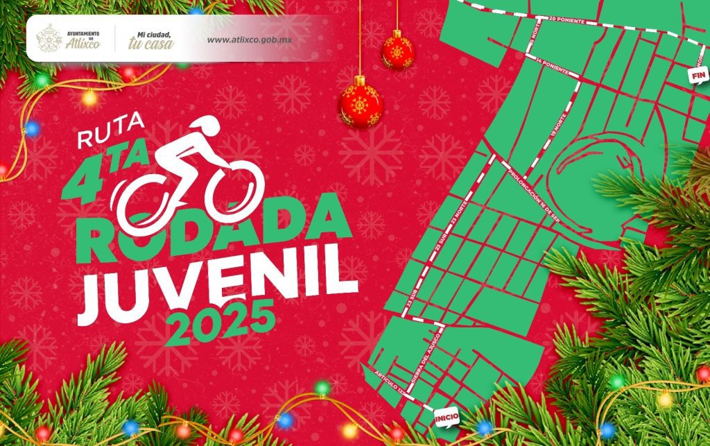 Atlixco invita a la Cuarta Rodada Juvenil 2025 2 Atlixco invita a la Cuarta Rodada Juvenil 2025 3