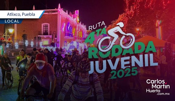 Atlixco invita a la Cuarta Rodada Juvenil 2025