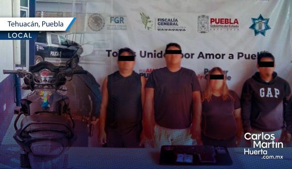 Banda de extorsionadores Tehuacán Desmantelan banda de extorsionadores en Tehuacán