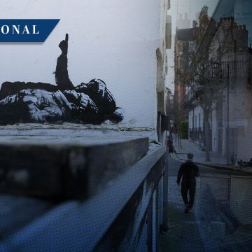 Aparece nueva obra de Banksy en Londres previo a Navidad