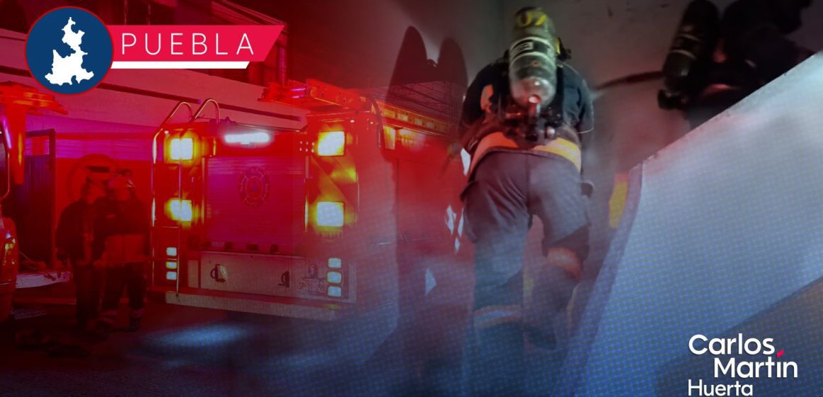 Bomberos sofocan incendio en casa de la colonia Amor; rescatan a hombre