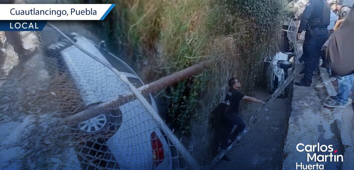 Portada Borracho choca, atropella a una mujer y termina en una zanja en Cuautlancingo CMH Borracho choca, atropella a una mujer y termina en una zanja en Cuautlancingo