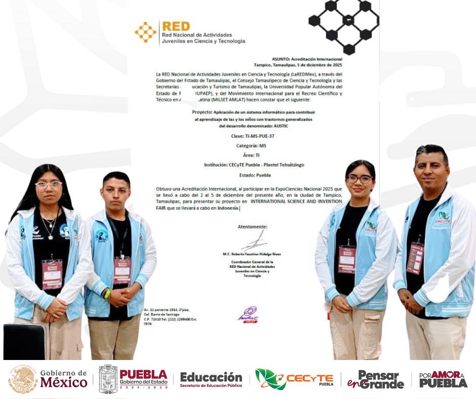 CECyTE Puebla impulsa el talento estudiantil con acreditaciones internacionales 3