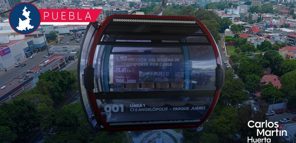 Cablebús de Puebla costará entre 10 y 12 pesos, anuncia Armenta