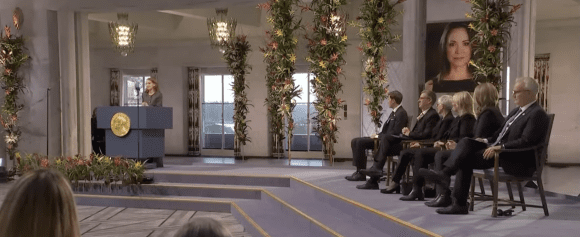 Impactante discurso de María Corina Machado, premio Nobel de la Paz