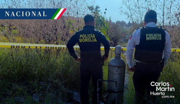 Cilindro gas cloro Morelia Localizan cilindro de gas cloro robado en Morelia