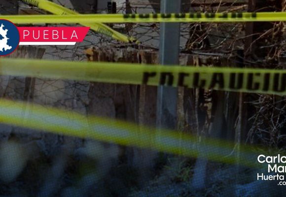 Hallan cadáver embolsado con presunto mensaje de “cobro de piso” en Tecali de Herrera