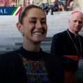 Sheinbaum busca llamada con el papa León XIV para que visite México
