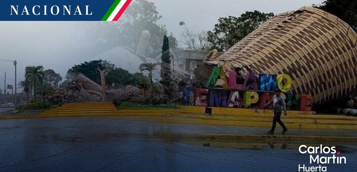 Colapsa monumento de El Colotero en Álamo Temapache Colapsa monumento de El Colotero en Álamo Temapache