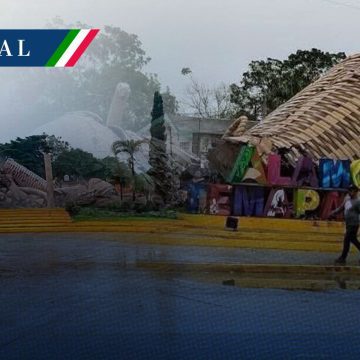 Colapsa monumento de El Colotero en Álamo Temapache Colapsa monumento de El Colotero en Álamo Temapache