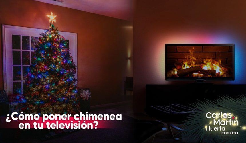 ¿Cómo poner una chimenea virtual en la televisión?