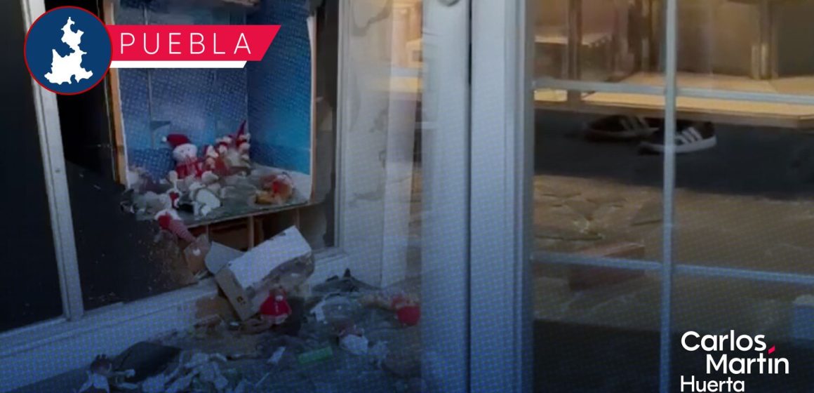 Nuevo ‘cristalazo’ al Sanborns del Centro Histórico de Puebla