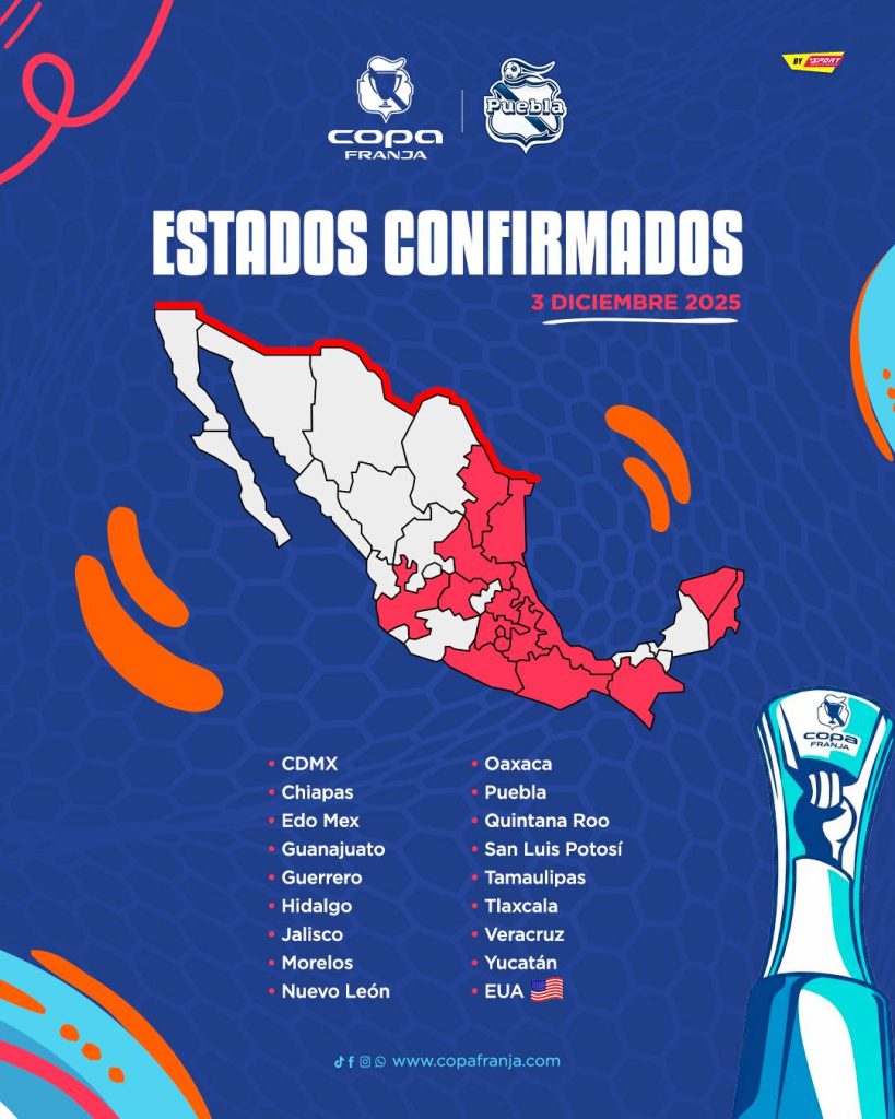 Cuautlancingo será sede de la Copa Franja 2025 2 Cuautlancingo sera sede de la Copa Franja 2025 3