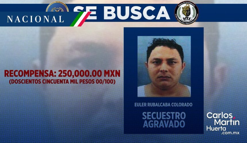 Fiscalía de Tabasco ofrece recompensa por “El Rayo”, jefe de plaza de La Barredora