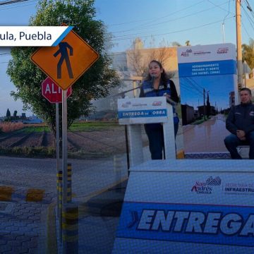 Entregan obra de adoquinamiento en San Rafael Comac