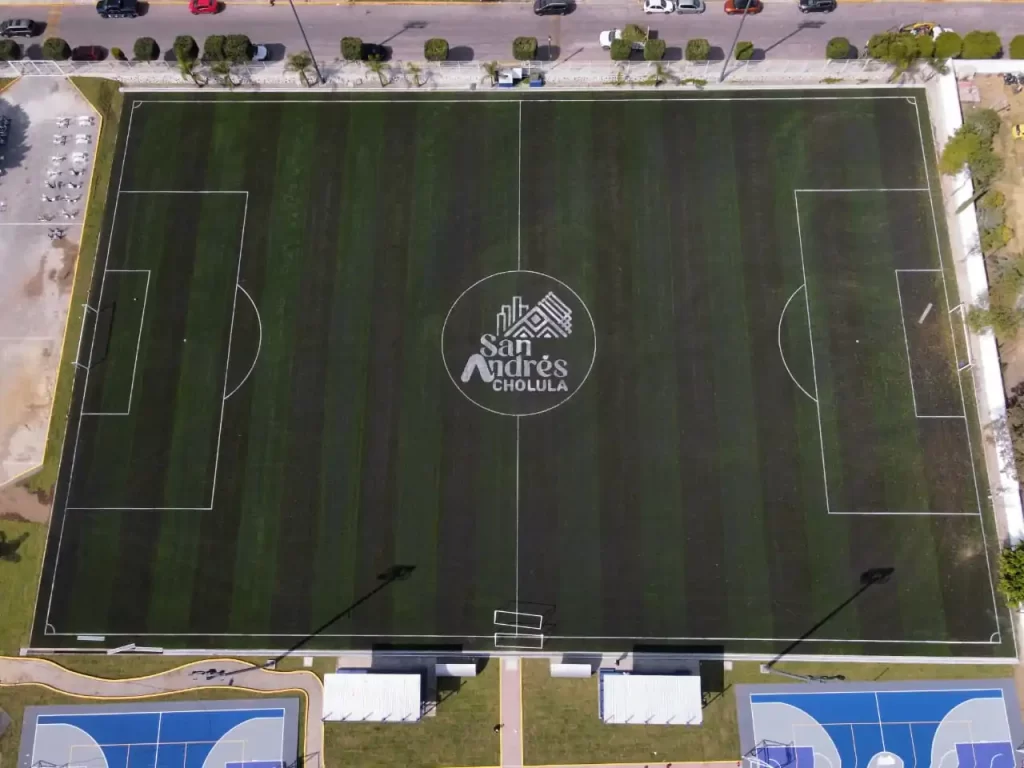 Entregan rehabilitación del Complejo Deportivo Emiliano Zapata en San Andrés Cholula 1 Entregan rehabilitación del Complejo Deportivo Emiliano Zapata en San Andrés Cholula