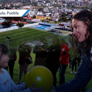 Entregan rehabilitación del Complejo Deportivo Emiliano Zapata en San Andrés Cholula Entregan rehabilitación del Complejo Deportivo Emiliano Zapata en San Andrés Cholula