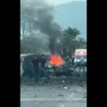 Explosión de vehículo frente a policía comunitaria en Michoacán deja 2 muertos  