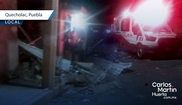 Explosión en bodega de pirotecnia en Quecholac deja un muerto