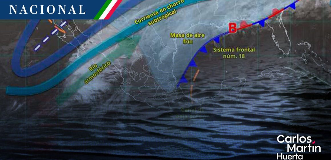 Clima: Se espera amplio panorama de lluvias, vientos y condiciones gélidas
