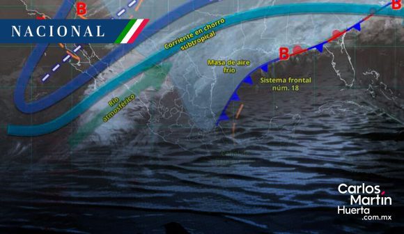Clima: Se espera amplio panorama de lluvias, vientos y condiciones gélidas