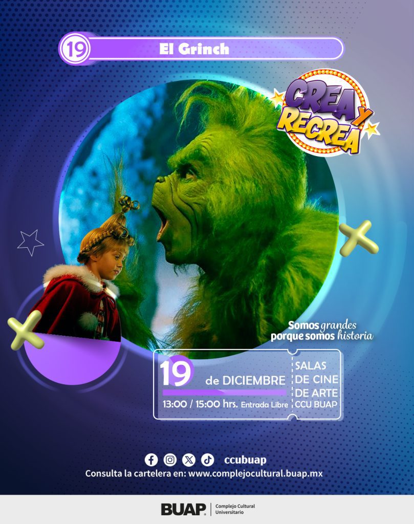 Habrá funciones gratuitas de películas navideñas en el CCU BUAP 1 Habra funciones gratuitas de peliculas navidenas en el CCU BUAP 3