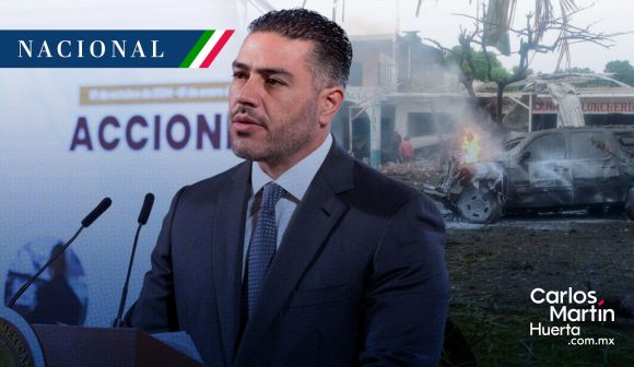 García Harfuch descart que explosión de coche en Michoacán sea terrorismo