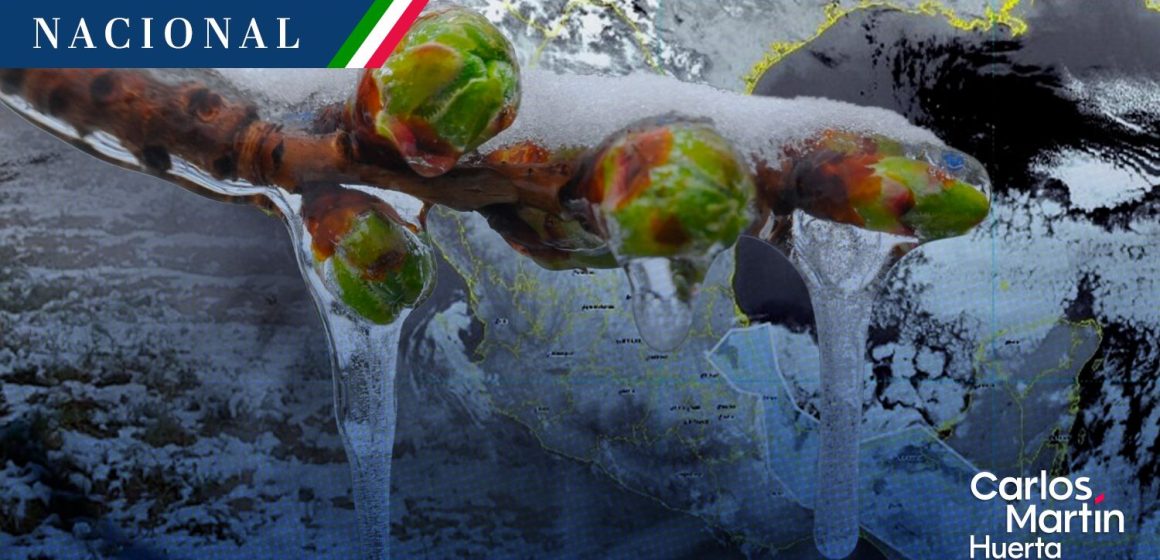 Frente frío 17 se extiende provocando lluvias y heladas